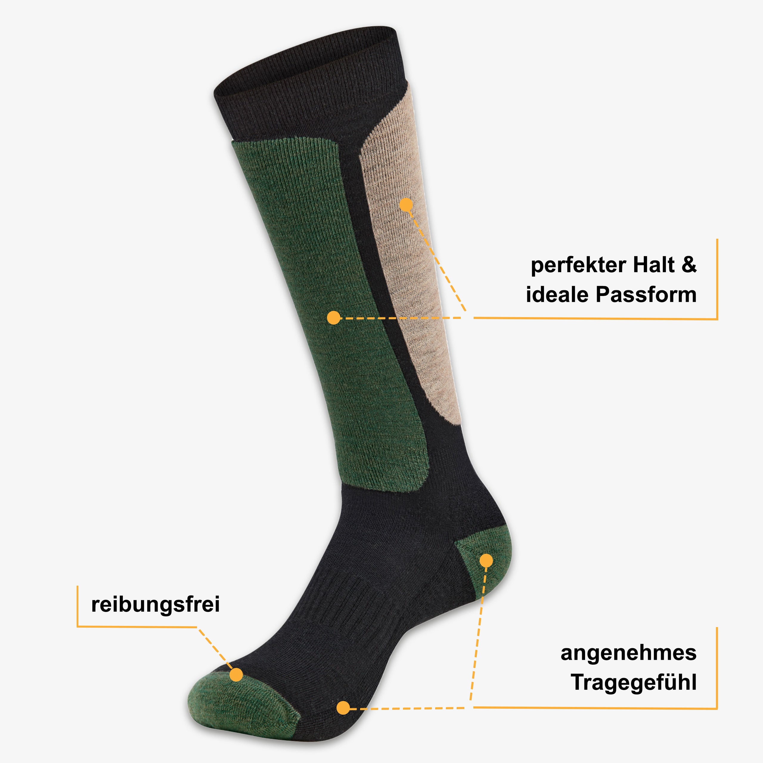 Merino Skisocken Vorteile: warm, atmungsaktiv, feuchtigkeitsregulierend, antibakteriell – WOOL ROCKERS