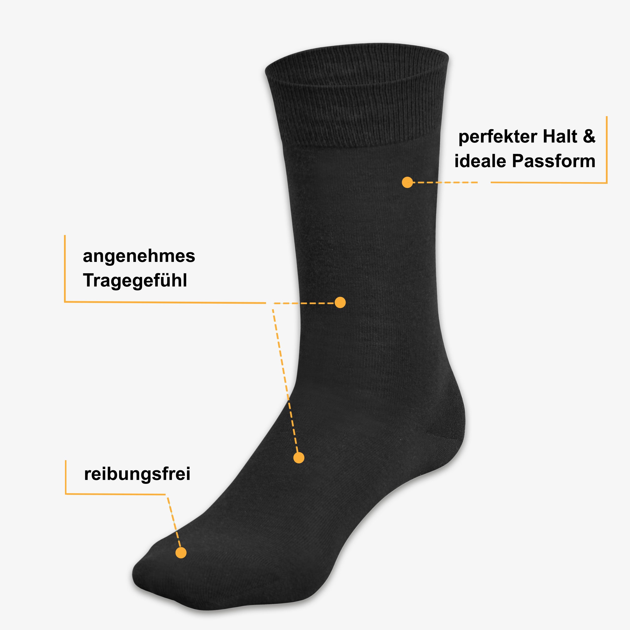 Merino Socken schwarz Vorteile: antibakteriell, temperaturregulierend, geruchshemmend – WOOL ROCKERS