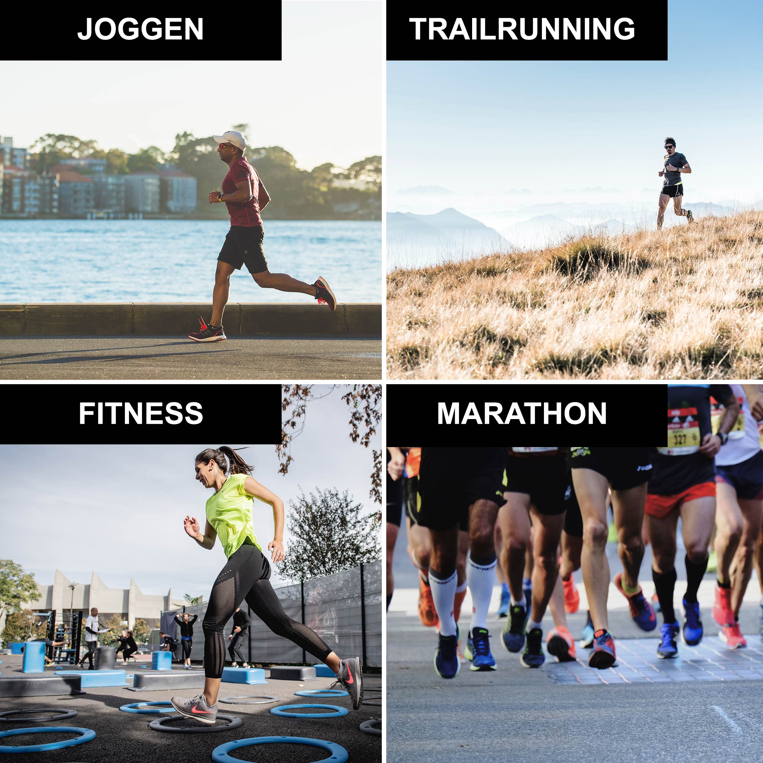 Merino atmungsaktive Sportsocken – Radfahren, Laufen und Sport – Herren Damen WOOL ROCKERS