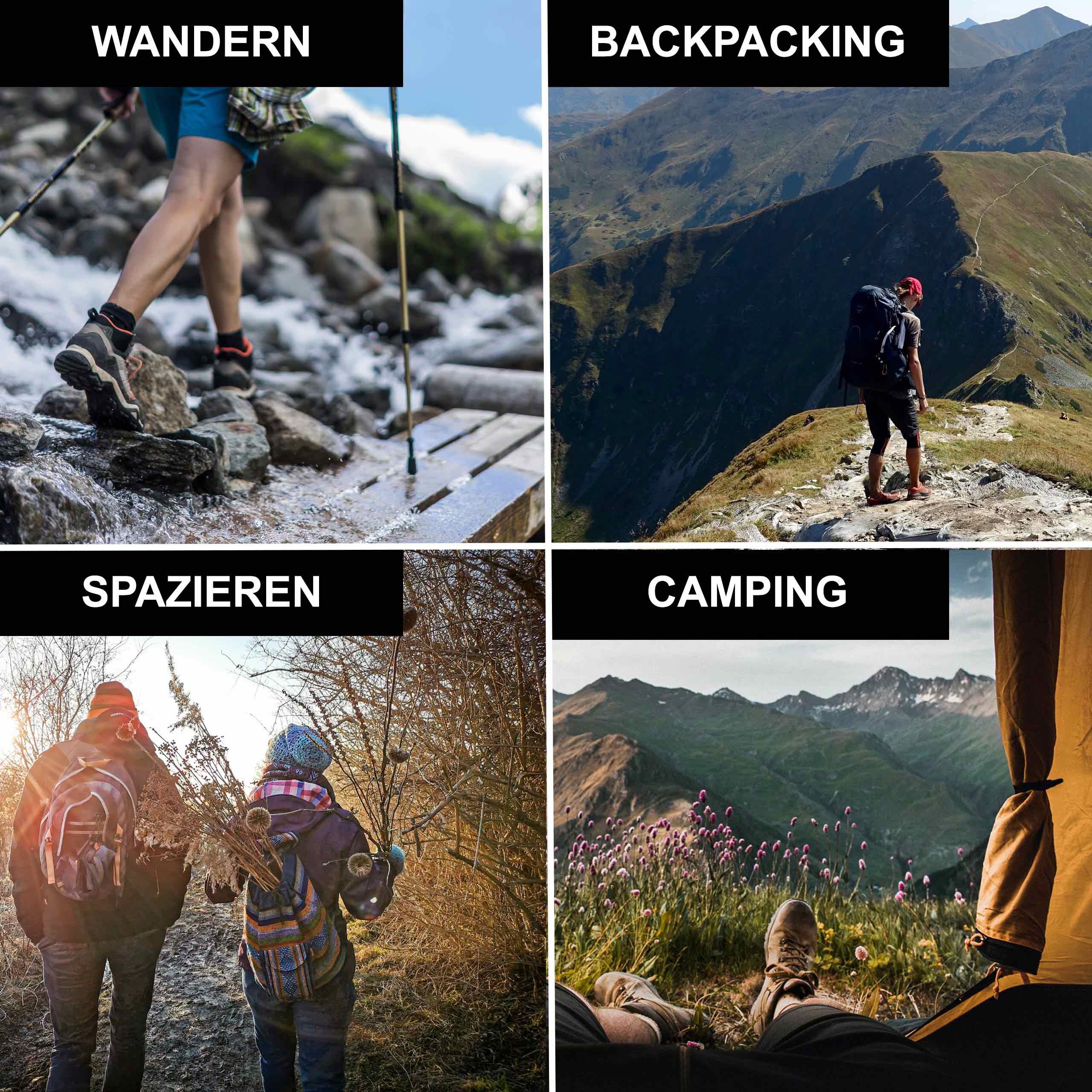 Merino T-Shirt Herren dunkelblau beim Wandern und Reisen – vielseitiges Outdoor-Shirt WOOL ROCKERS