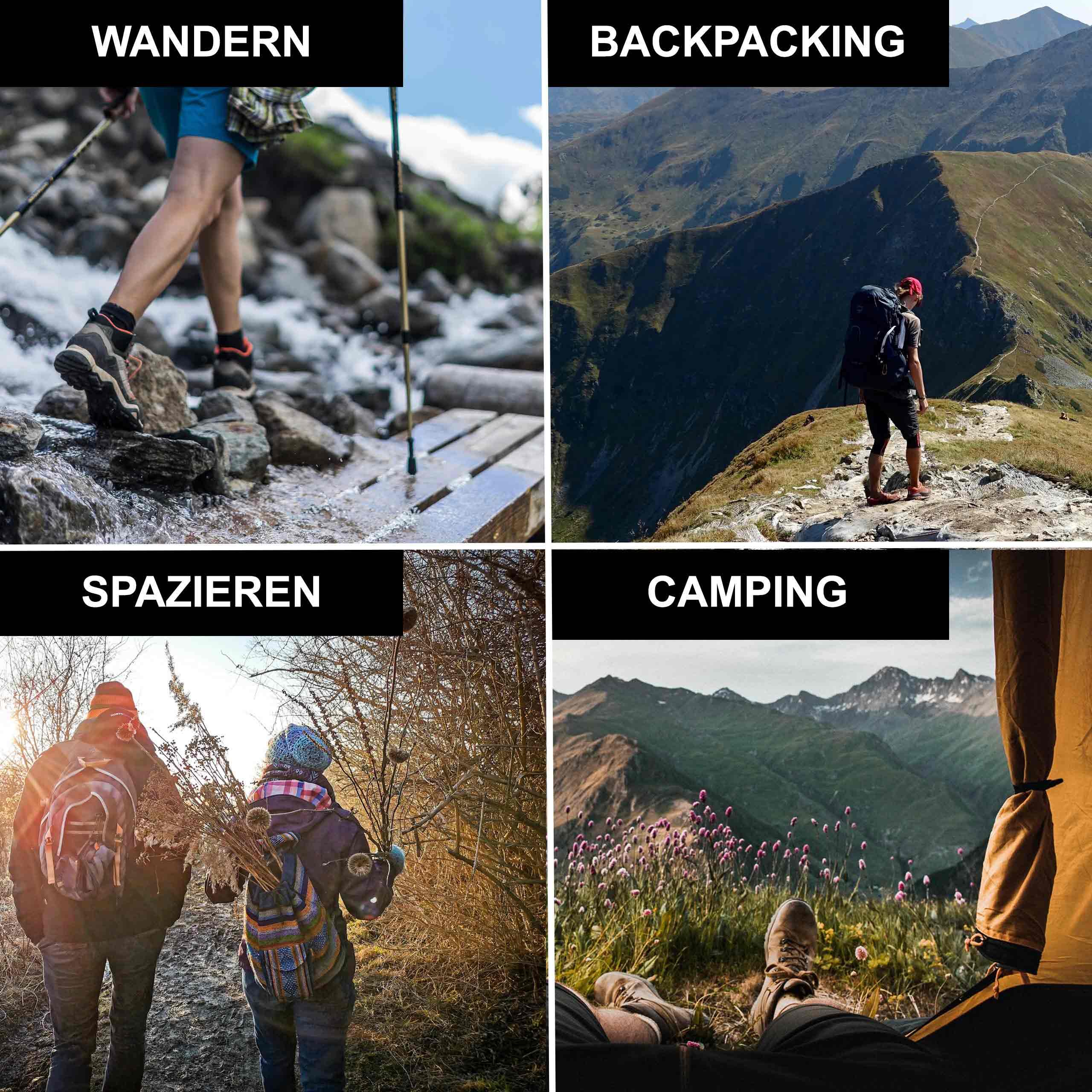 Merino Wandersocken für Wandern, Trekking und Outdoor - Merinosocken Damen Herren