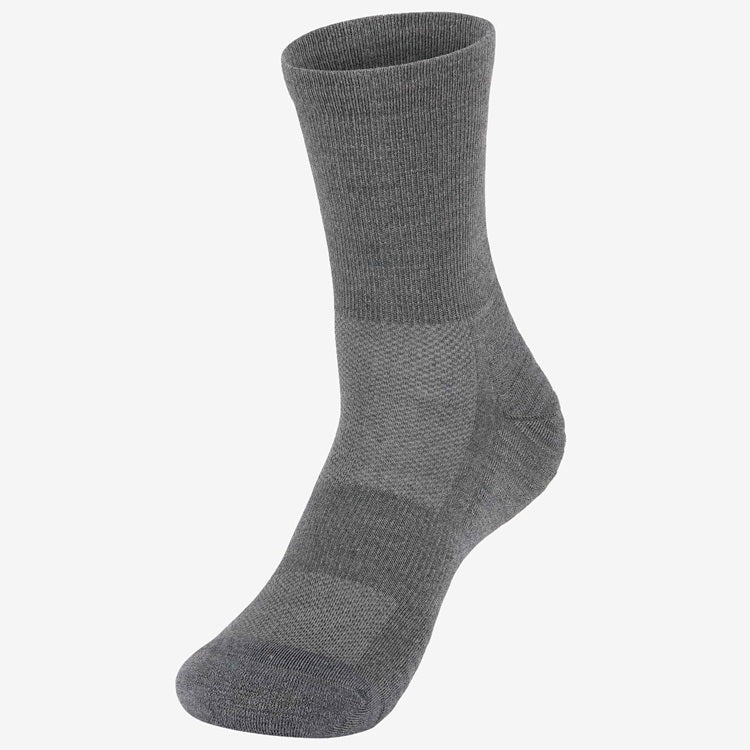 Merino Wandersocken grau - 72% Merinowolle, atmungsaktiv und blasenschützend - WOOL ROCKERS
