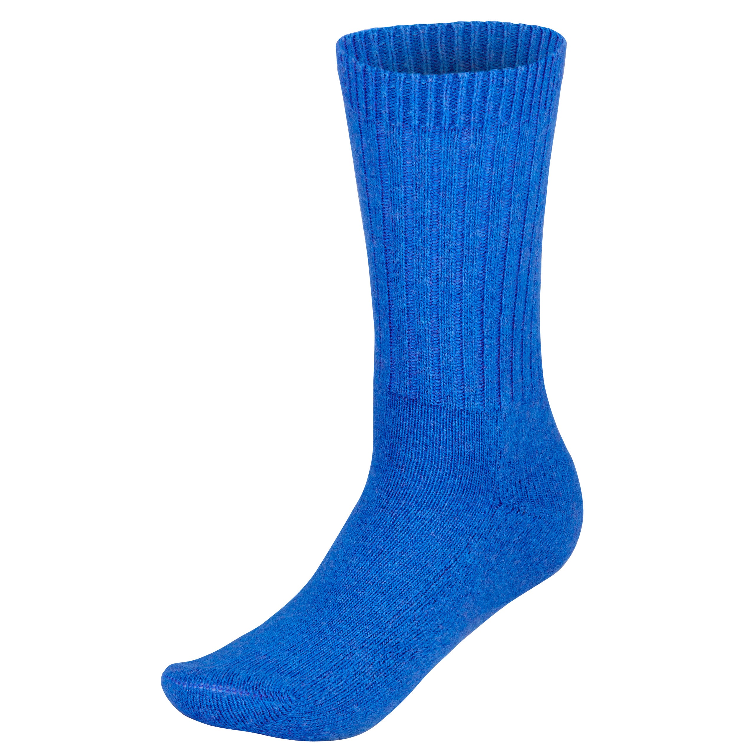 Merino Wintersocken blau - warme Wollsocken mit 70% Merinowolle von WOOL ROCKERS
