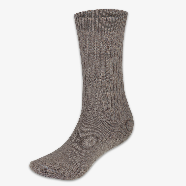Merino Wintersocken grau - warme Wollsocken mit 70% Merinowolle von WOOL ROCKERS