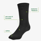 Merino Business Socken Eigenschaften: Merinowolle, ägyptische Baumwolle, atmungsaktiv – WOOL ROCKERS