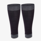 Merino Wadenkompressionsstrümpfe schwarz-grau 2er Pack – 40% Merinowolle, 16-21mmHg – WOOL ROCKERS